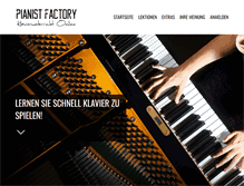 Tablet Screenshot of kostenlos-klavier-lernen.com
